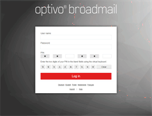 Tablet Screenshot of broadmail.de
